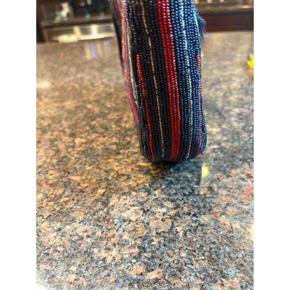 Roller Rabbit Navy Beaded Purse - Picture 5 of 14